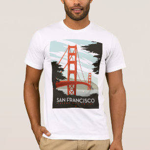 San Francisco, CA - Golden Gate Bridge T-Shirt
