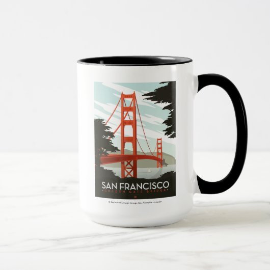San Francisco, CA - Golden Gate Bridge Tasse (Rechts)