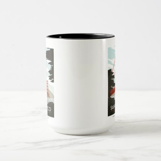 San Francisco, CA - Golden Gate Bridge Tasse (Zentrum)