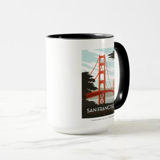 San Francisco, CA - Golden Gate Bridge Tasse (VorderseiteRechts)