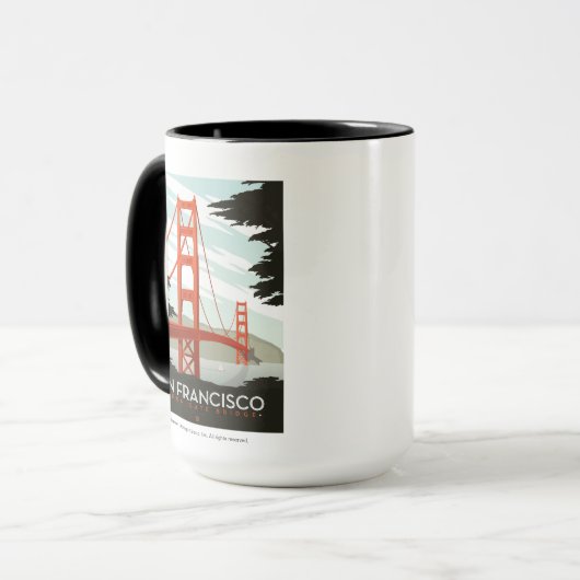 San Francisco, CA - Golden Gate Bridge Tasse (Vorderseite Links)