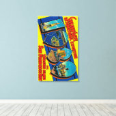 San Francisco, CA - Golden Gate Internat'l Leinwanddruck (Insitu (Holzboden))