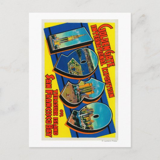 San Francisco, CA - Golden Gate Internat'l Postkarte (Vorderseite)