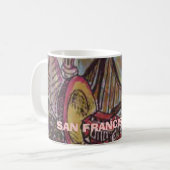 SAN FRANCISCO, CA KAFFEETASSE (Vorderseite Links)