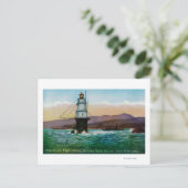 San Francisco, CA Mile Rock Light House Postkarte (Stehend Vorderseite)