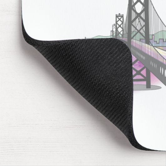 San Francisco, CA Mousepad (Ecke)