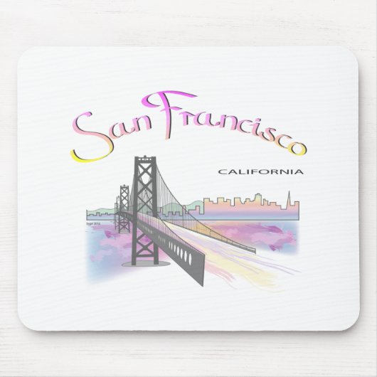 San Francisco, CA Mousepad (Vorne)