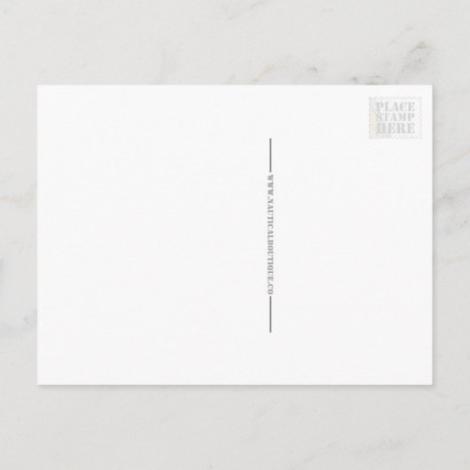 San Francisco CA Nautic Chart Latitude Länge Postkarte (Rückseite)