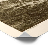 San Francisco, CA Panorama Karte - 1856 Poster (Ecke)