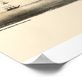 San Francisco, CA Panorama Karte - 1864 Poster (Ecke)