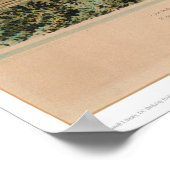 San Francisco, CA. Panoramakarte 1849 (1626A) Poster (Ecke)