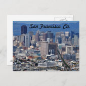San Francisco, Ca. Postcard Postkarte (Vorne/Hinten)