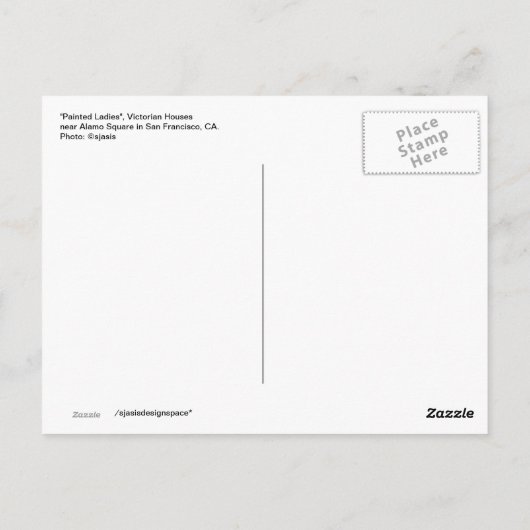 San Francisco, CA Postcard Postkarte (Rückseite)