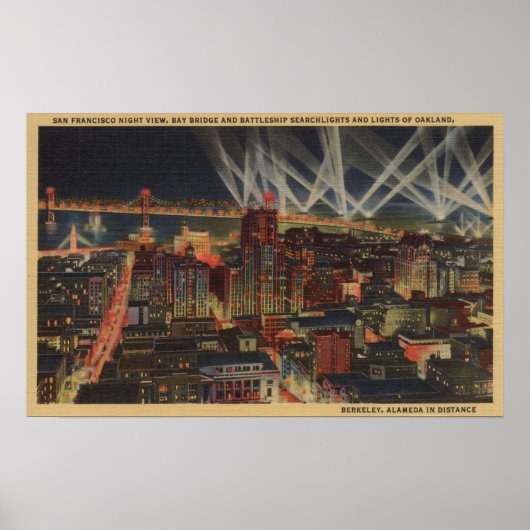 San Francisco, CA Poster (Vorne)