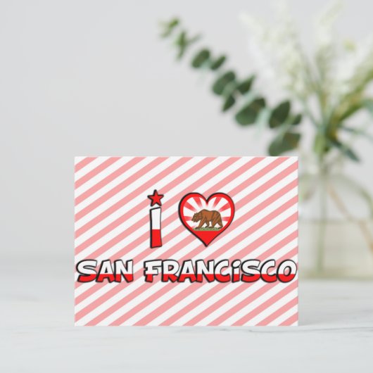 San Francisco, CA Postkarte (Stehend Vorderseite)