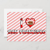 San Francisco, CA Postkarte (Vorne/Hinten)