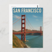 San Francisco CA Postkarte (Vorne/Hinten)