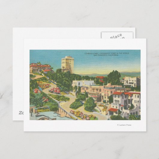 San Francisco, CA Postkarte (Vorne/Hinten)