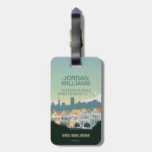 San Francisco, CA - Postkarten-Reihe Gepäckanhänger (Rückseite vertikal)