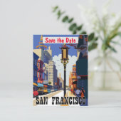 San Francisco, CA, Save The Date (Stehend Vorderseite)