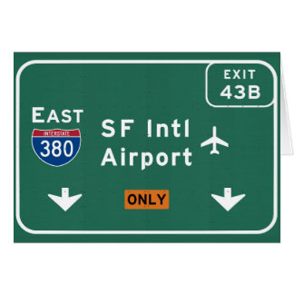 San Francisco CA SFO-Flughafen I-380 E