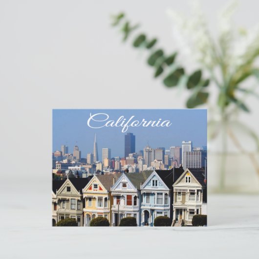 San Francisco CA Skyline Postcard - Vereinigte Sta Postkarte (Stehend Vorderseite)