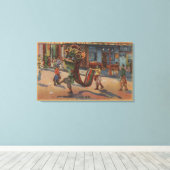 San Francisco, CA - Tanz des Prachtvollen Leinwanddruck (Insitu (Holzboden))