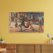 San Francisco, CA - Tanz des Prachtvollen Leinwanddruck (Insitu (Wohnzimmer))