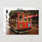 San Francisco Cable Car 2013 Kalender Postkarte (Vorne/Hinten)