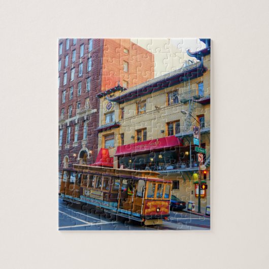 San Francisco Cable Car #5 Jigsaw Puzzle (Vertikal)