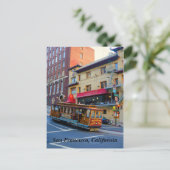 San Francisco Cable Car #5 Postkarte (Stehend Vorderseite)