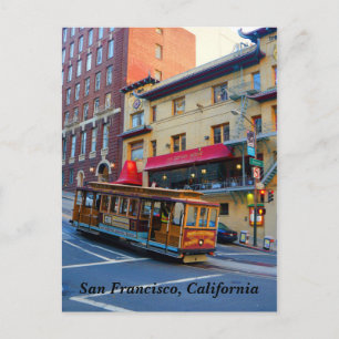 San Francisco Cable Car #5 Postkarte