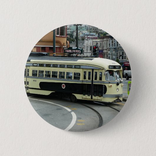 San Francisco Cable Car Button (Vorderseite)