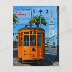 San Francisco Cable Car & Ferry Gebäude Postkarte