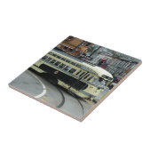 San Francisco Cable Car Fliese (Seite)