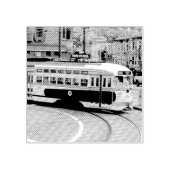 San Francisco Cable Car Gummistempel (Prägung)