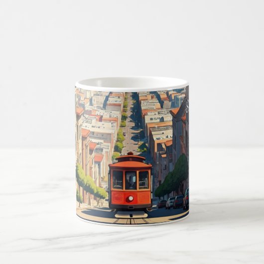 San Francisco Cable Car Kaffeetasse (Mittel)