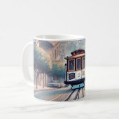 San Francisco Cable Car Kaffeetasse (Vorderseite Links)
