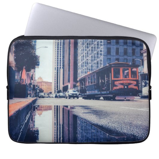 San Francisco Cable Car Laptopschutzhülle (Vorderseite)