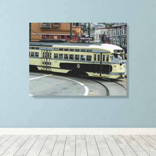 San Francisco Cable Car Leinwanddruck (Insitu (Holzboden))