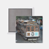 San Francisco Cable Car Magnet (Vorderseite/Rückseite)
