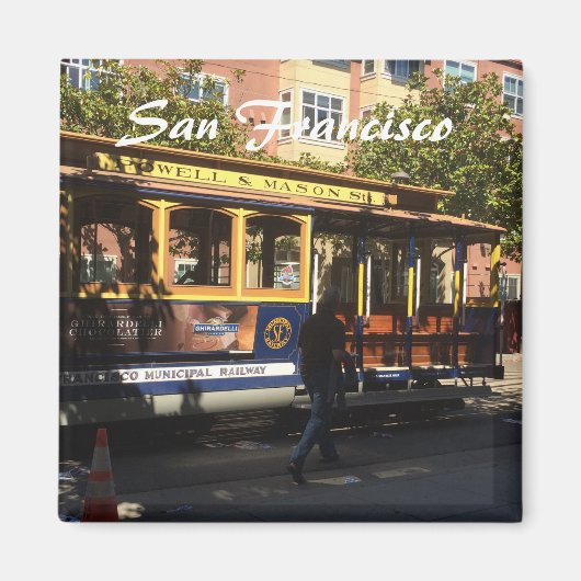 San Francisco Cable Car Magnet (Vorne)