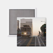 San Francisco Cable Car Magnet (Vorderseite/Rückseite)