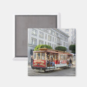 San Francisco Cable Car Magnet (Vorderseite/Rückseite)