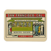 San Francisco Cable Car Magnet (Horizontal)