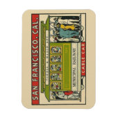 San Francisco Cable Car Magnet (Vertikal)