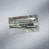 San Francisco Cable Car Magnetische Visitenkarte (Beispiel)