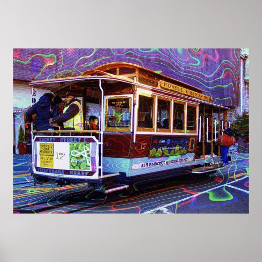 SAN FRANCISCO CABLE CAR NR. 17 POSTER (Vorne)