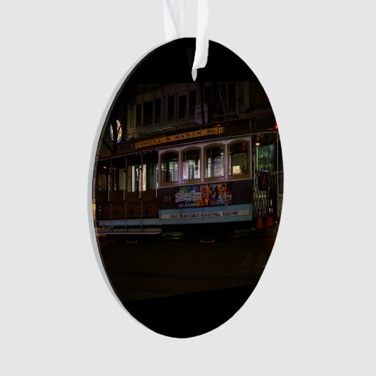 San Francisco Cable Car Ornament (Vorderseite)