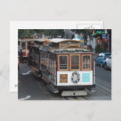 San Francisco Cable Car Postkarte (Vorne/Hinten)